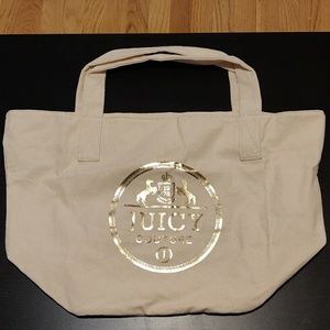 Large Juicy Couture canvas tote